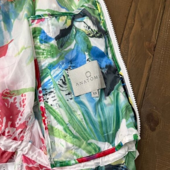 Anatomie August Botanical-Print Jacket w/ Hood Euphoric Floral Size XS - Picture 5 of 8